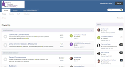 Desktop Screenshot of community.livingunbound.net