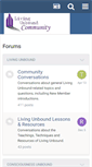 Mobile Screenshot of community.livingunbound.net